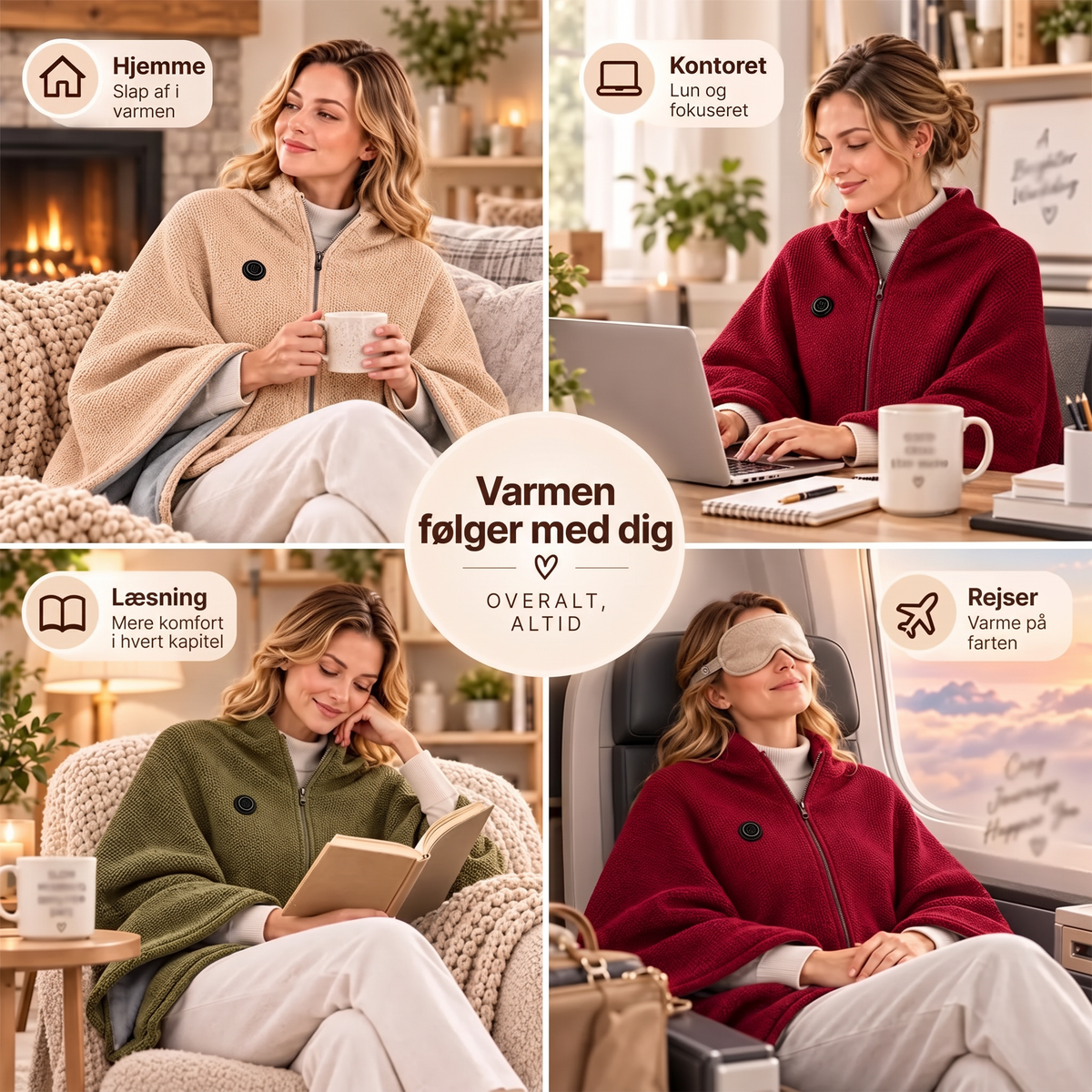 Kozelio varmesjal i hverdagen